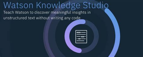 watson knowledge studio|ibm watson knowledge studio.